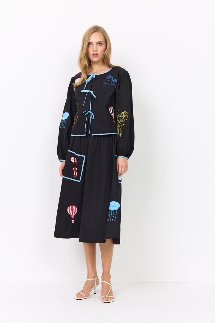 HUNKØN Nicole Shirt Shirts Black