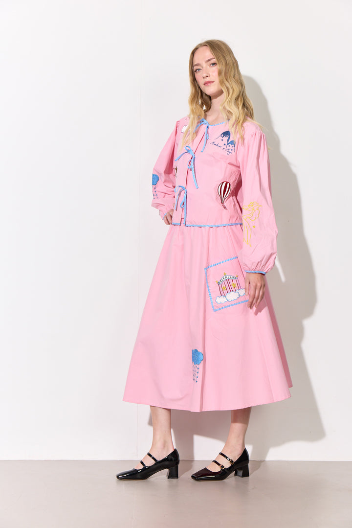 HUNKØN Nicole Shirt Shirts Pink