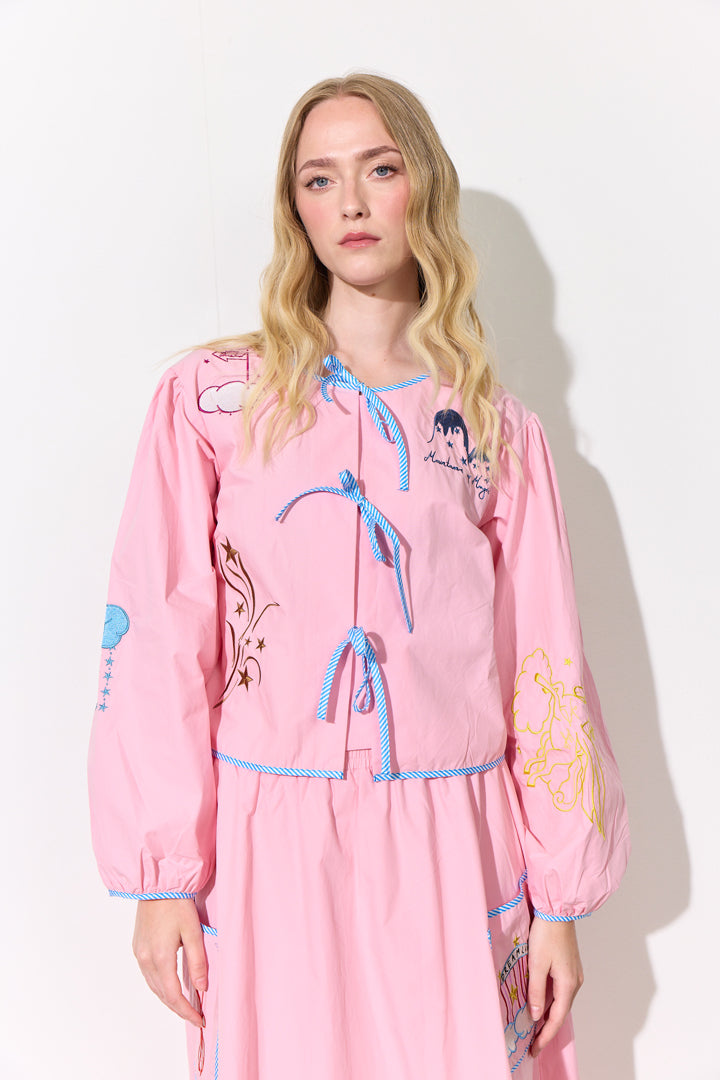 HUNKØN Nicole Shirt Shirts Pink