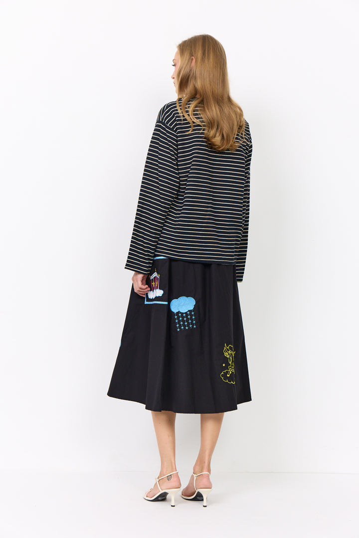 HUNKØN Nicole Skirt Skirts Black