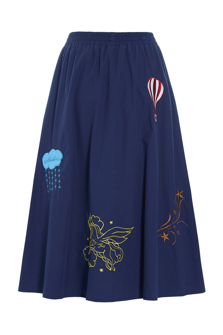 HUNKØN Nicole Skirt Skirts Navy