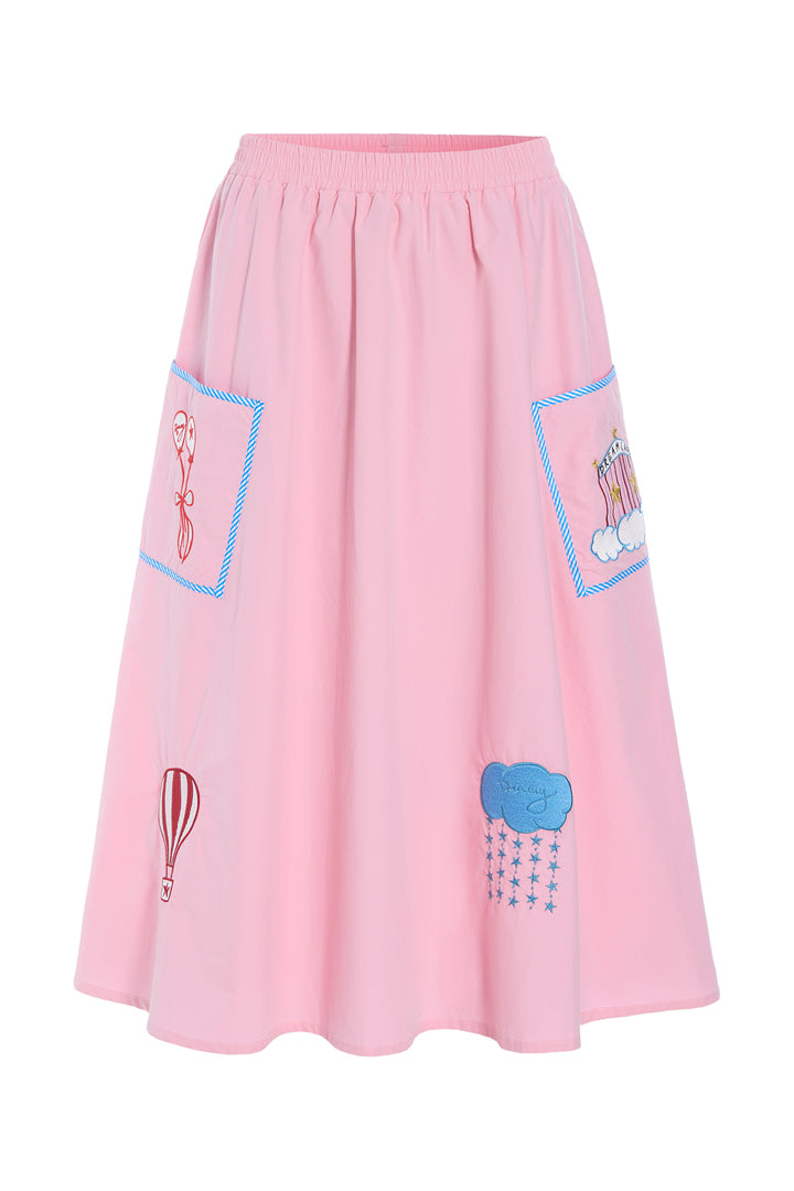 HUNKØN Nicole Skirt Skirts Pink