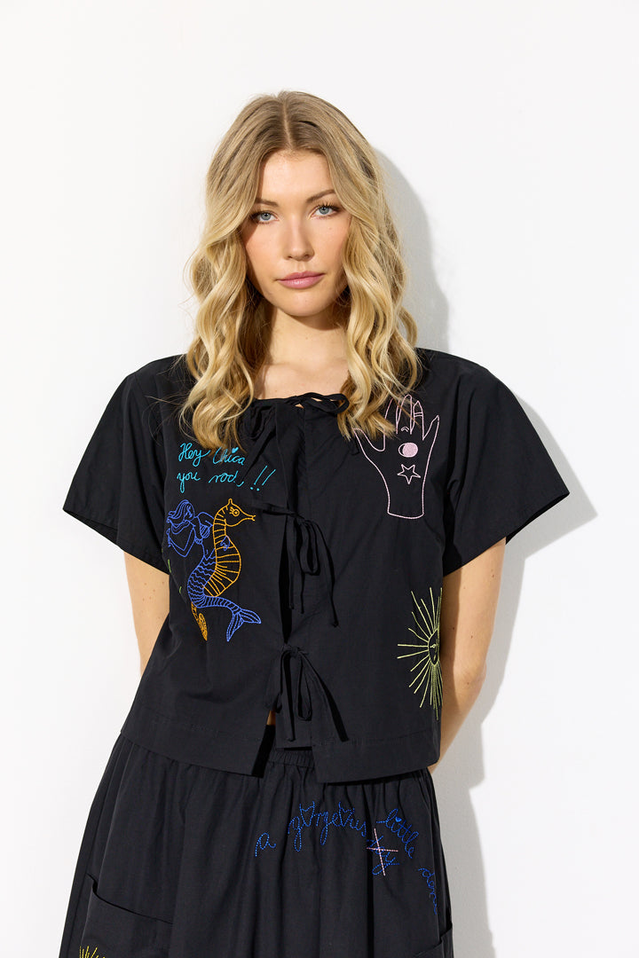 HUNKØN Nima Shirt Shirts Black