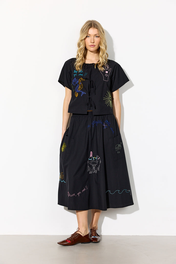 HUNKØN Nima Shirt Shirts Black