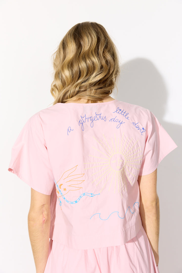 HUNKØN Nima Shirt Shirts Rose