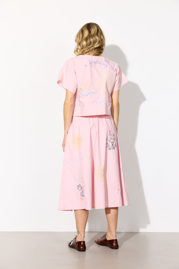 HUNKØN Nima Shirt Shirts Rose