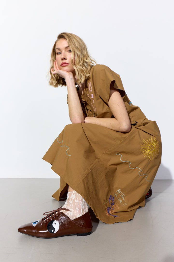 HUNKØN Nima Skirt Skirts Caramel