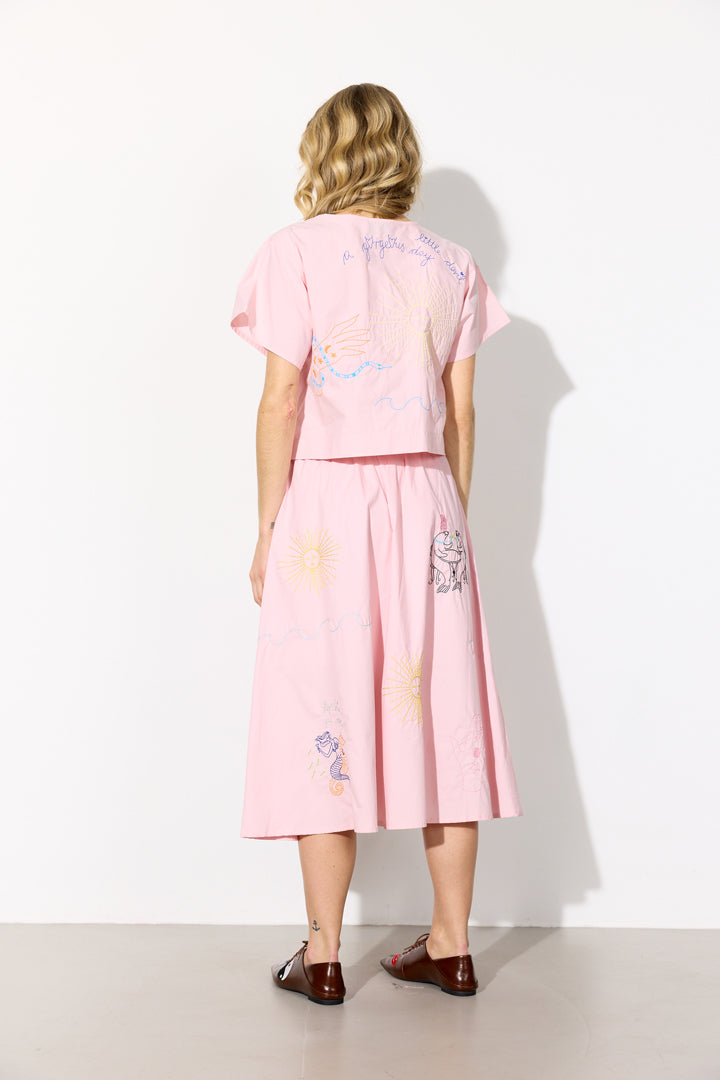 HUNKØN Nima Skirt Skirts Rose