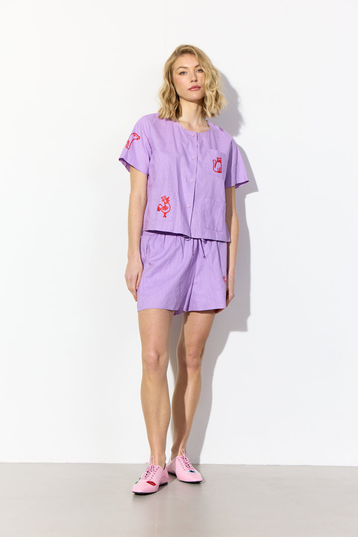HUNKØN Nina Shirt Shirts Lavender
