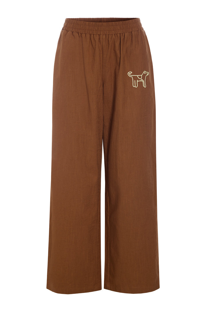 HUNKØN Nina Trousers Trousers Brown
