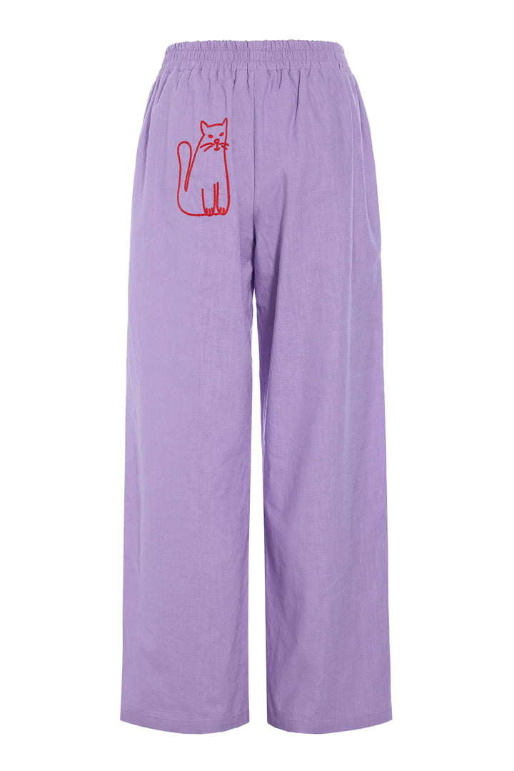 HUNKØN Nina Trousers Trousers Lavender