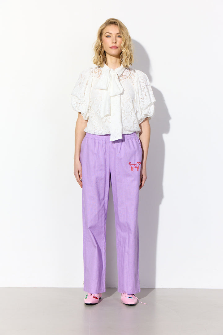 HUNKØN Nina Trousers Trousers Lavender