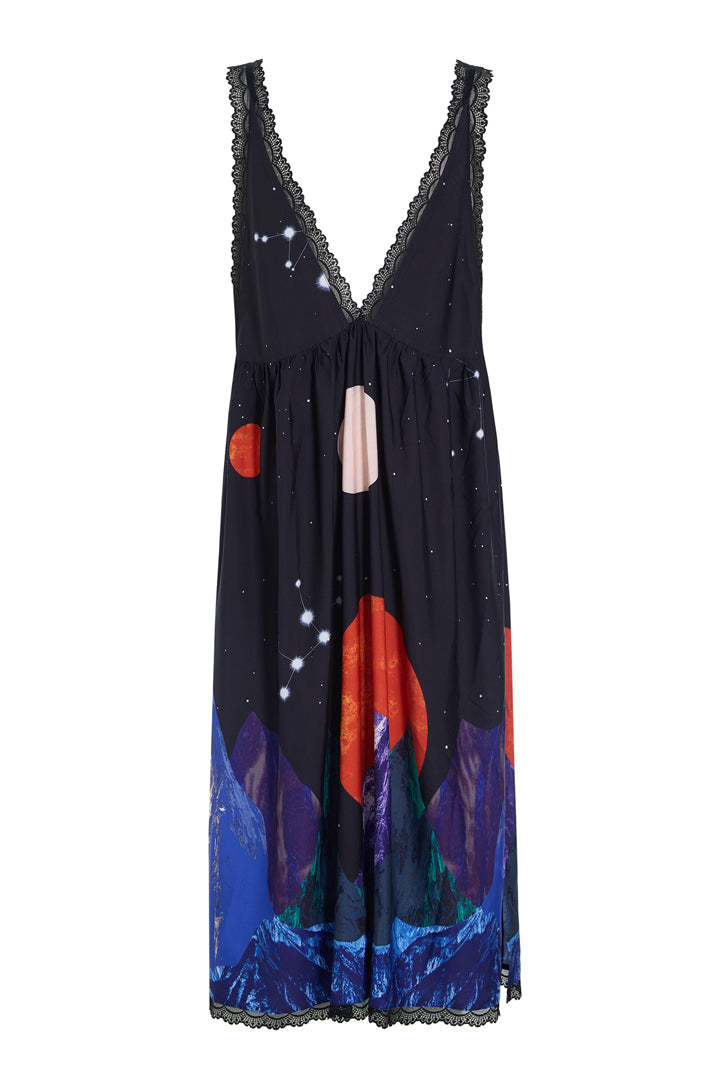 HUNKØN Nora Dress Dresses Outer Space Art Print