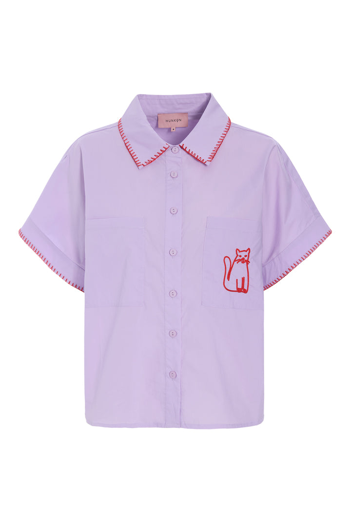 HUNKØN Oda Shirt Shirts Lavender