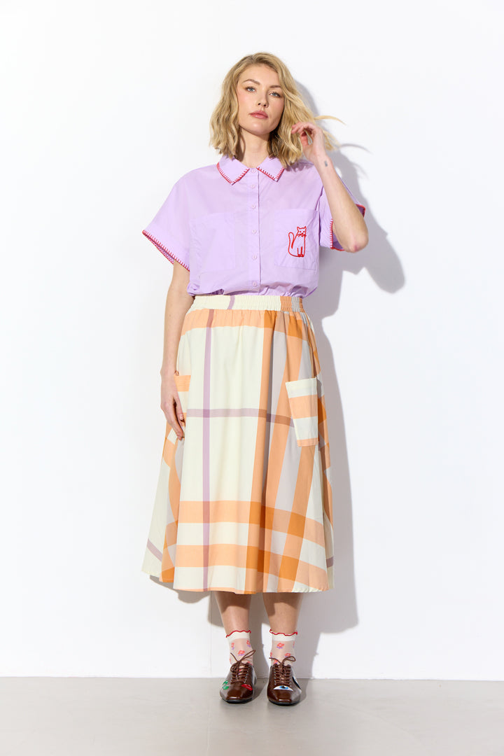 HUNKØN Oda Shirt Shirts Lavender
