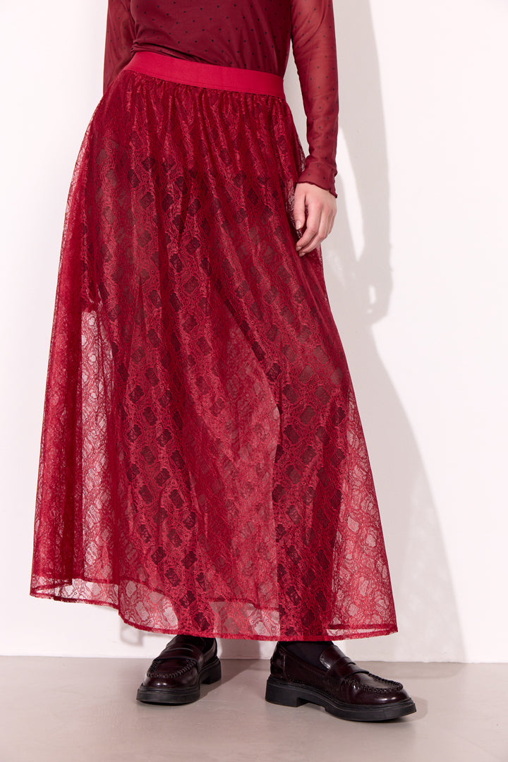 HUNKØN Ofelia Skirt Skirts Zinfandel