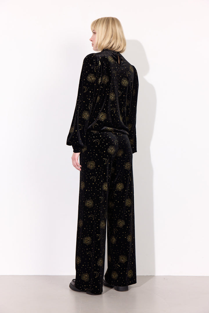 HUNKØN Olympia Blouse Blouses Black