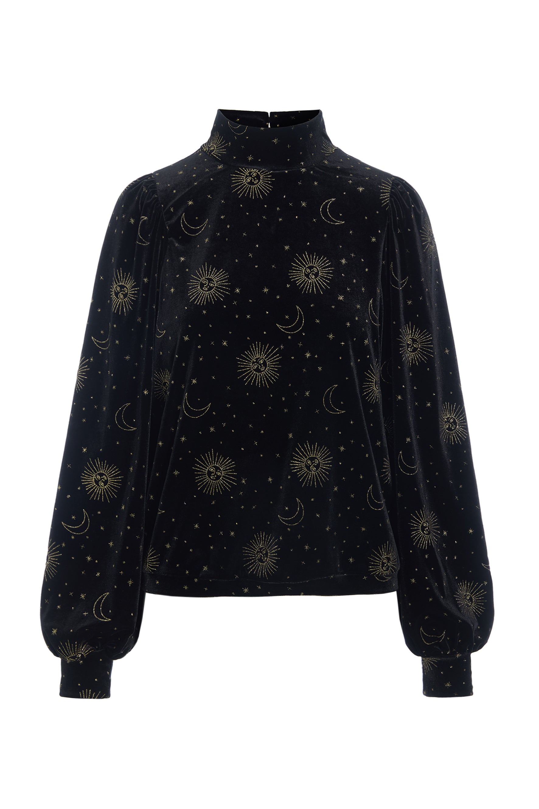 HUNKØN Olympia Blouse Blouses Black