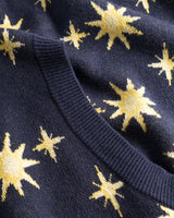 HUNKØN Orion Knit Vest Vests Midtnight Stars