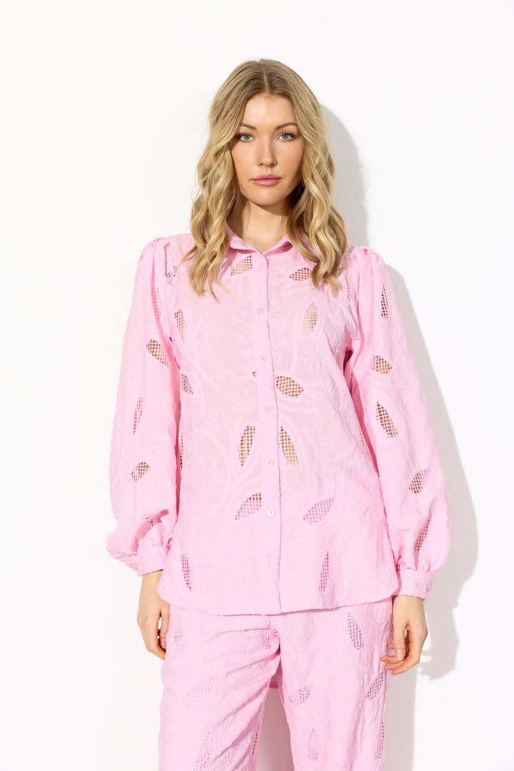HUNKØN Orla Shirt Shirts Pink