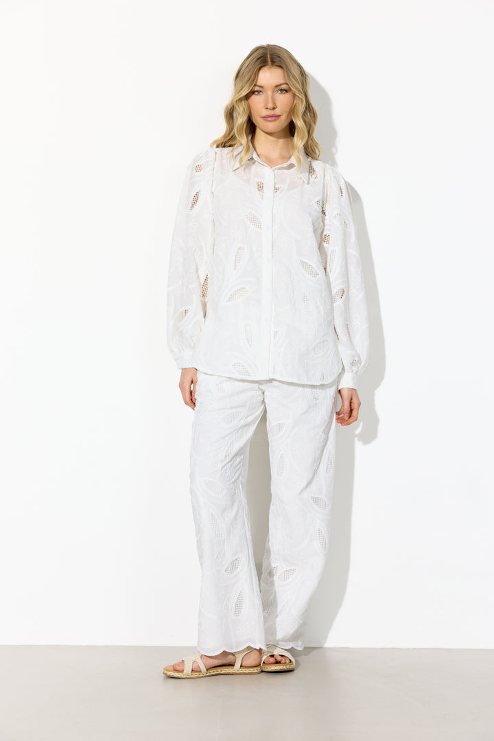 HUNKØN Orla Shirt Shirts White