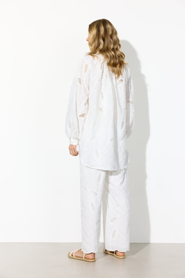 HUNKØN Orla Shirt Shirts White