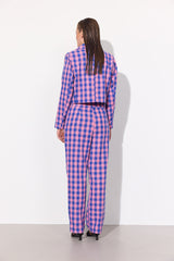HUNKØN Pamela Jacket Jackets Pink Checked
