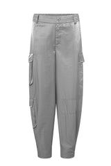 HUNKØN Patrice Cargo pants Trousers Silver