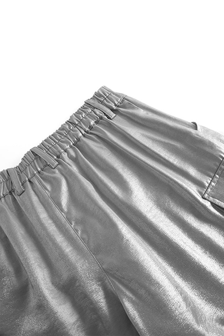 HUNKØN Patrice Cargo pants Trousers Silver