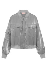 HUNKØN Patrice Jacket Jackets Silver
