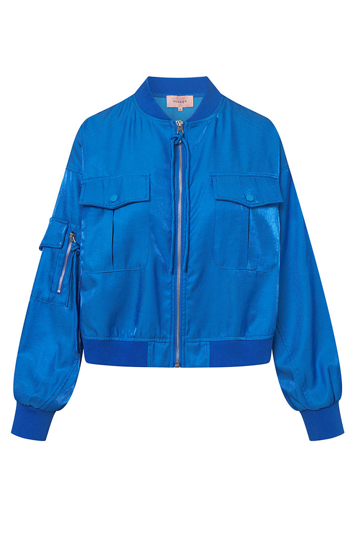 HUNKØN Patrice Jacket Jackets Sky blue