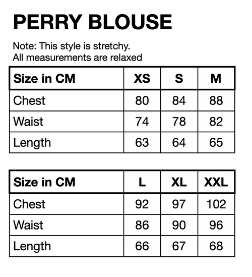 HUNKØN Perry Blouse Blouses Black