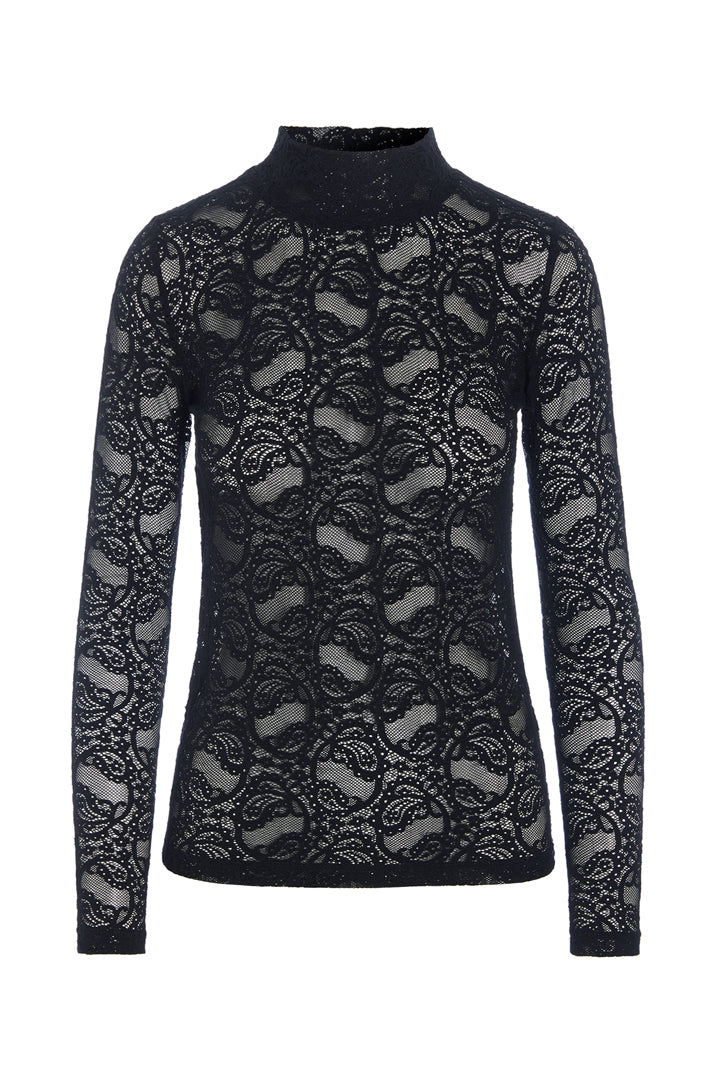 HUNKØN Perry Blouse Blouses Black