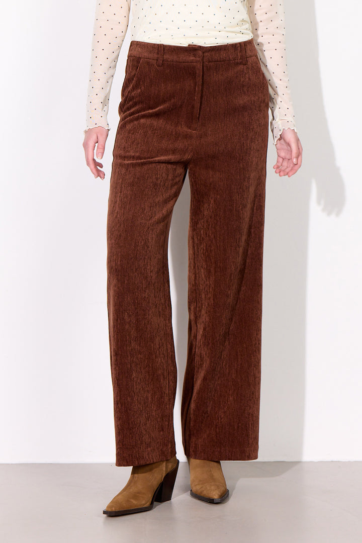 HUNKØN Petra Trousers Trousers Brown