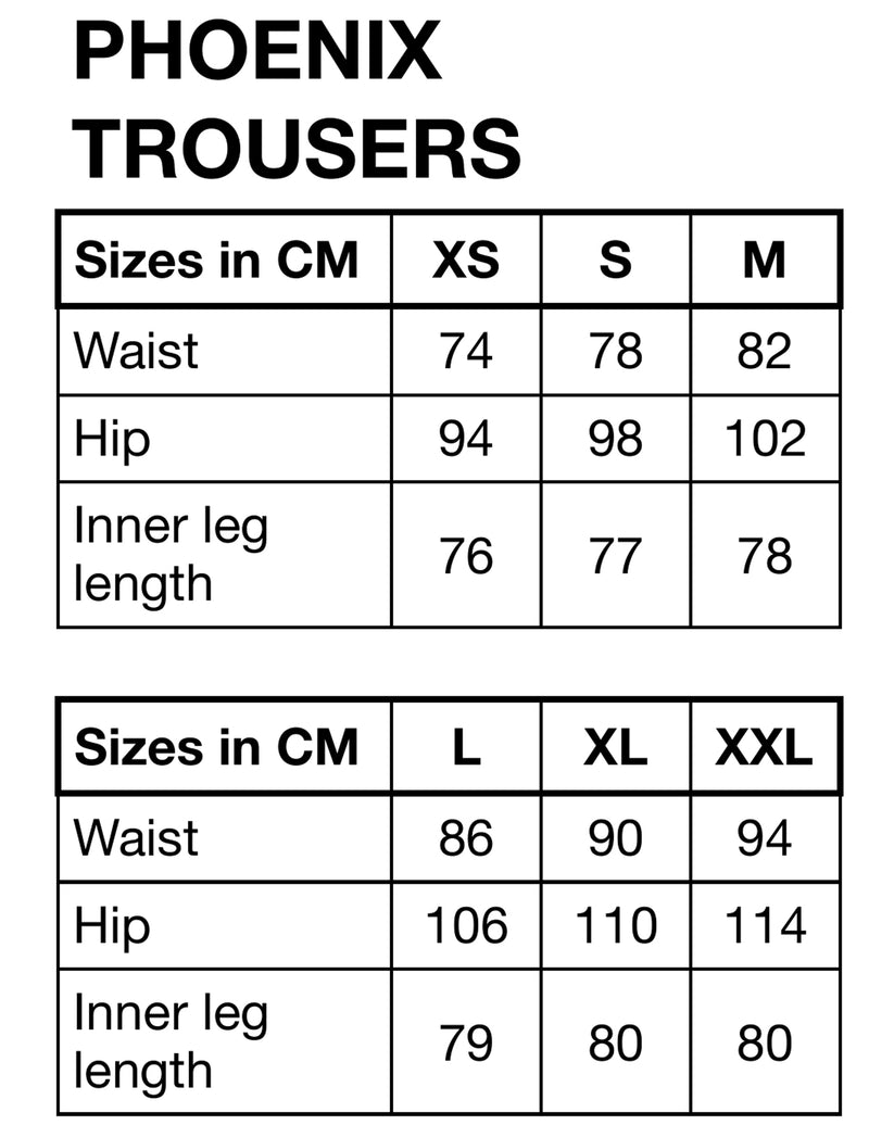 HUNKØN Phoenix Trousers Trousers Black