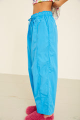 HUNKØN Polly Parachute Pants Trousers Blue