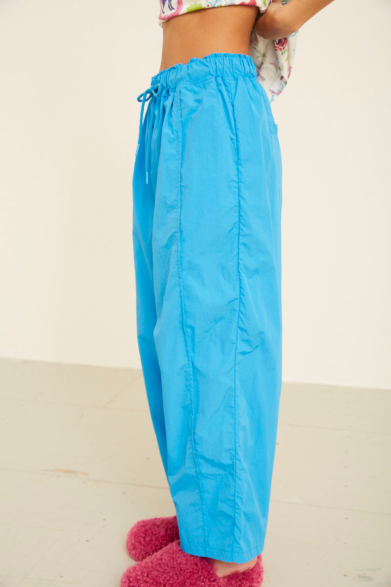 HUNKØN Polly Parachute Pants Trousers Blue