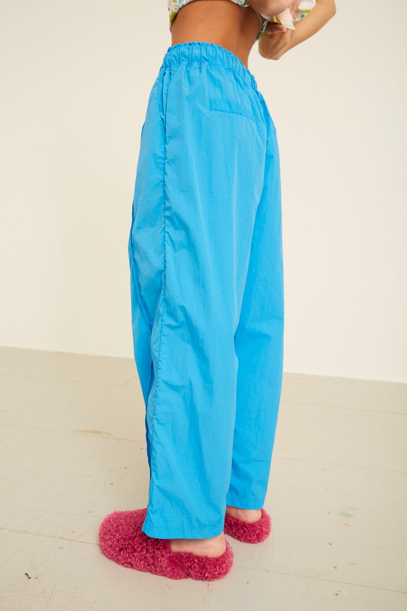 HUNKØN Polly Parachute Pants Trousers Blue