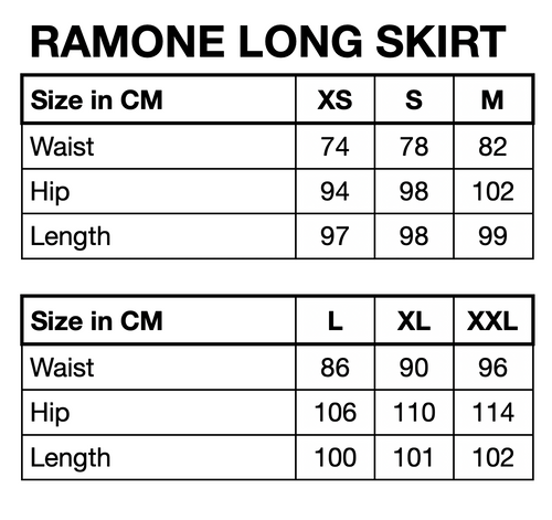 HUNKØN Ramone Long Skirt Skirts Green Tartan