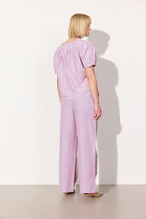 HUNKØN Randi Top Tops Pink Striped
