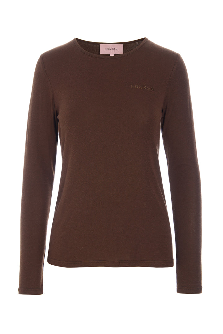 HUNKØN Rebekka Blouse Blouses Brown