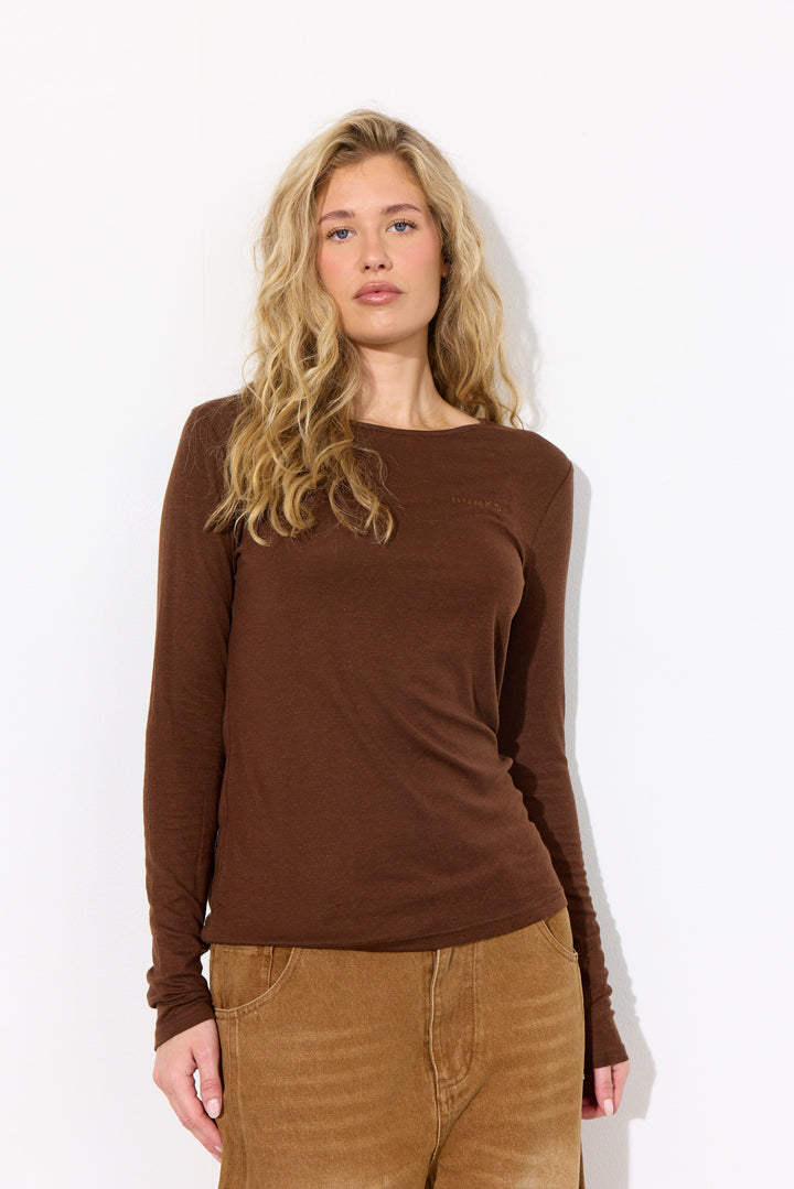HUNKØN Rebekka Blouse Blouses Brown