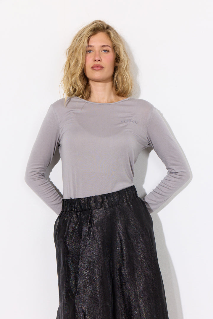 HUNKØN Rebekka Blouse Blouses Grey