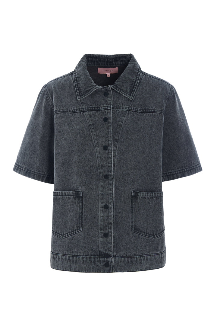 HUNKØN Renata Shirt Shirts Black