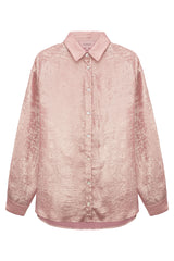 HUNKØN Robin Shirt Shirts Rose Metallic