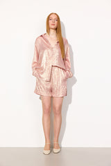 HUNKØN Robin Shorts Shorts Rose Metallic