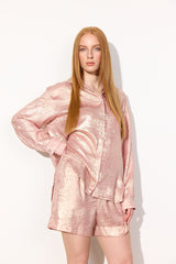 HUNKØN Robin Shorts Shorts Rose Metallic