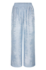 HUNKØN Robin Trousers Trousers Blue Metallic