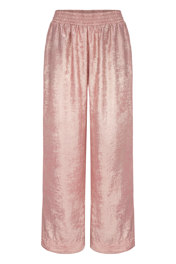 HUNKØN Robin Trousers Trousers Rose Metallic