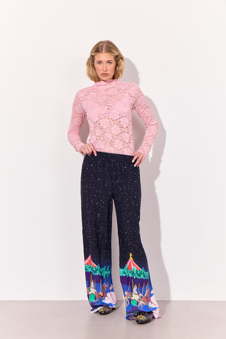 HUNKØN Ronja Blouse Blouses Rose
